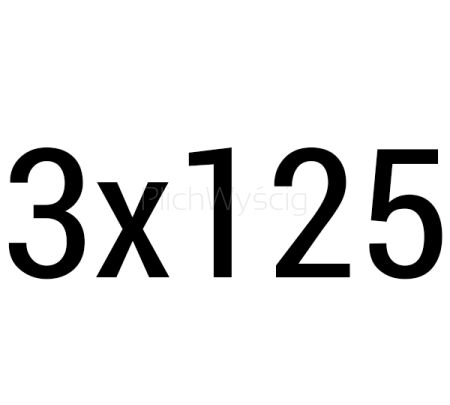 3x125mm