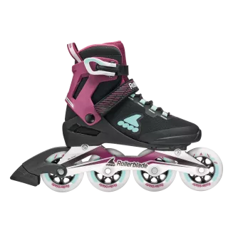 Rolki Rollerblade Macroblade 84 W light black/burgundy/ocean green - 3