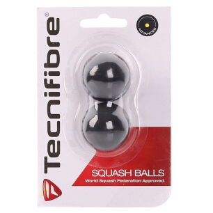 Tecnifibre Yellow Dot - piłka do squasha - 2 szt