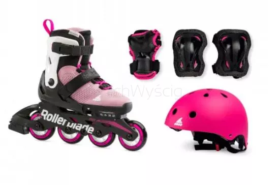Rolki Rollerblade Microblade Cube + ochraniacze i kask