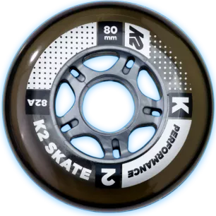 Koła K2 80mm + łożyska ILQ 7 + dystanse 7mm