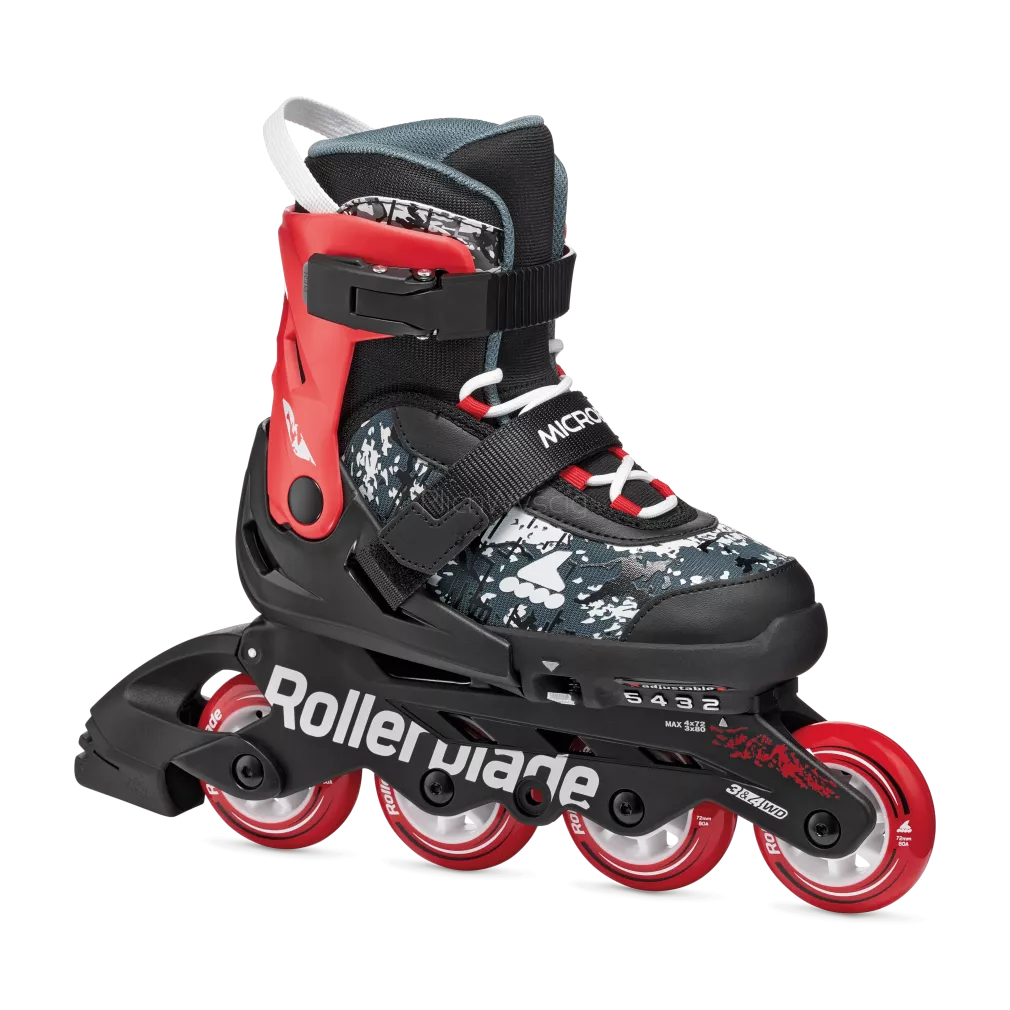 Rolki dziecięce Rollerblade MICROBLADE SL black/red