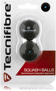 Tecnifibre Blue Dot - piłka do squasha - 2 szt