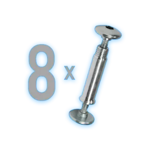 Powerslide  Axle Kit Torque  M7 (8 szt.)