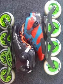 Płoza Powerslide  Vi Carbon 2.0 13,2'' 4x110mm ( Czarno zielona ) - 10