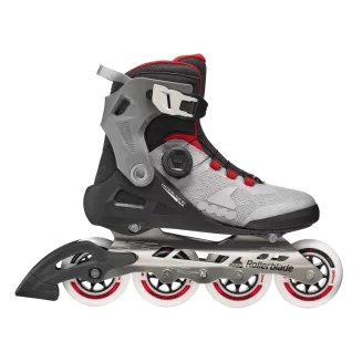 Rolki Rollerblade Macroblade 90 BOA W black/grey/red - 4