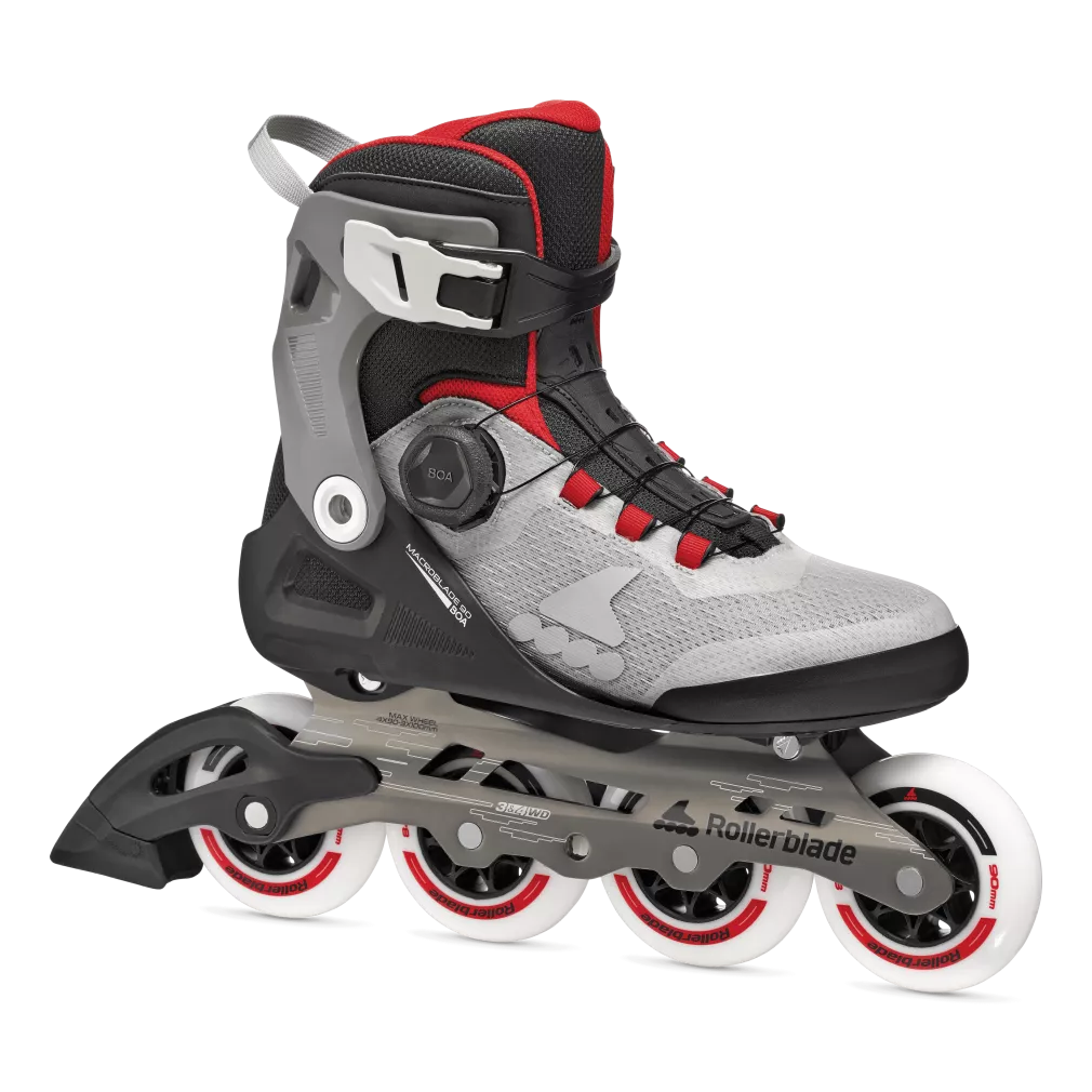 Rolki Rollerblade Macroblade 90 BOA W black/grey/red