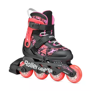 Rolki dziecięce Rollerblade MICROBLADE SL Black/Coral