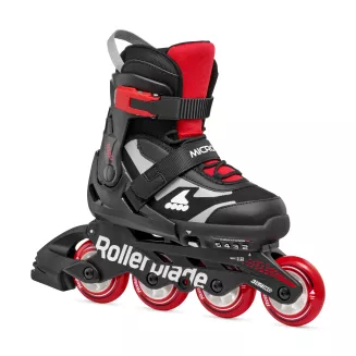 Rolki dziecięce Rollerblade MICROBLADE Black/Red Combo + ochraniacze - 2