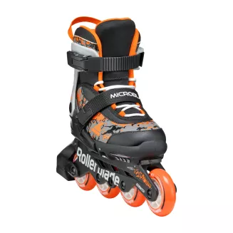 Rolki dziecięce Rollerblade MICROBLADE SL Black/Orange - 4
