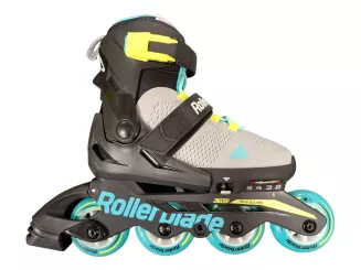 Rolki dziecięce Rollerblade MICROBLADE grey/aqua 33-36,5 - 2