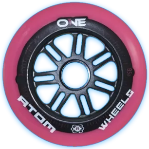 Koła ATOM ONE Pink 100mm ( 8szt )