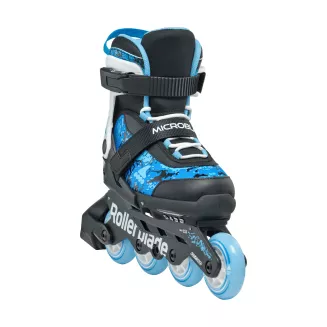 Rolki dziecięce Rollerblade MICROBLADE SL Black/Sky Blue - 4