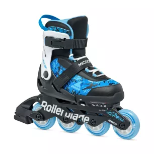 Rolki dziecięce Rollerblade MICROBLADE SL Black/Sky Blue