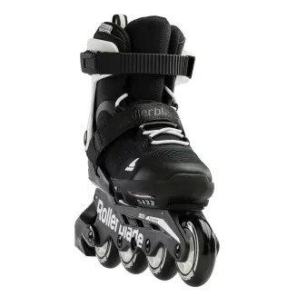 Rolki dziecięce Rollerblade MICROBLADE czarno-biały - 4