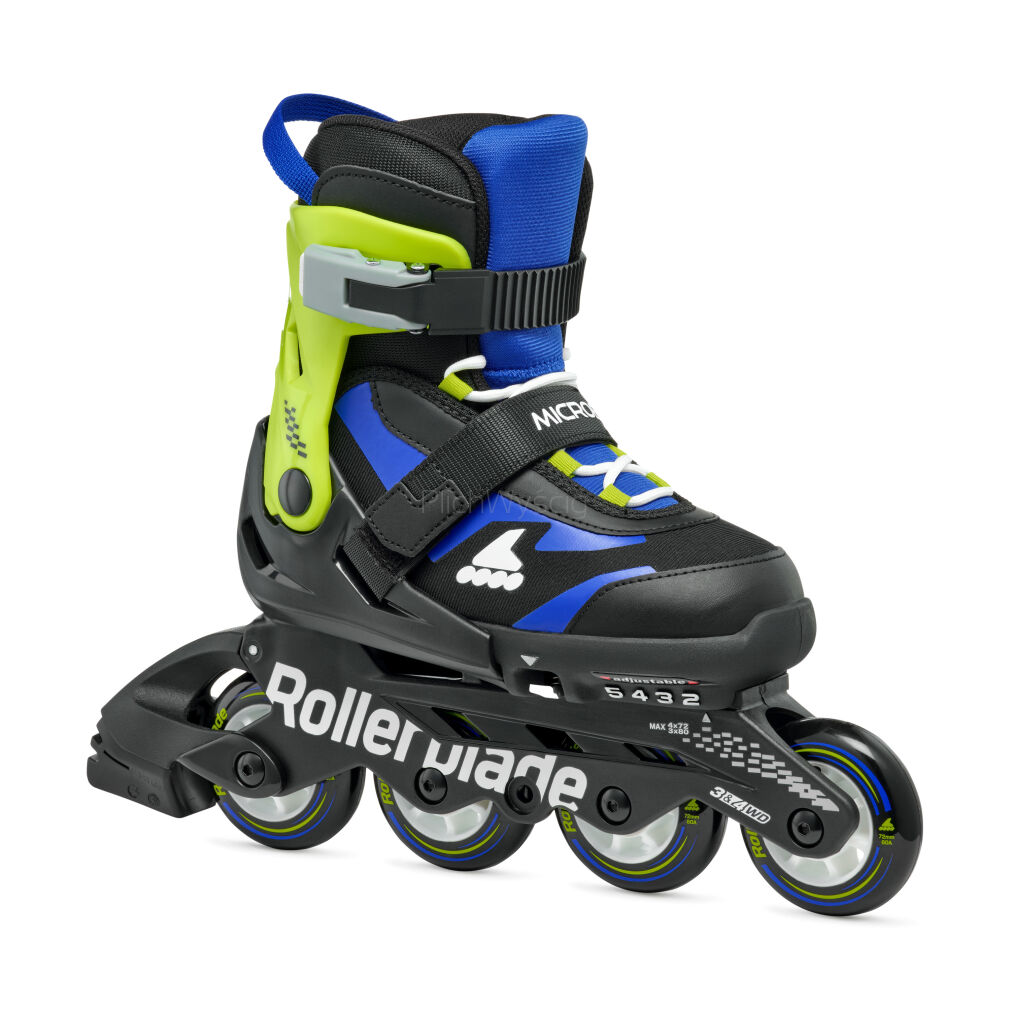 Rolki dziecięce Rollerblade MICROBLADE zielono-niebieskie