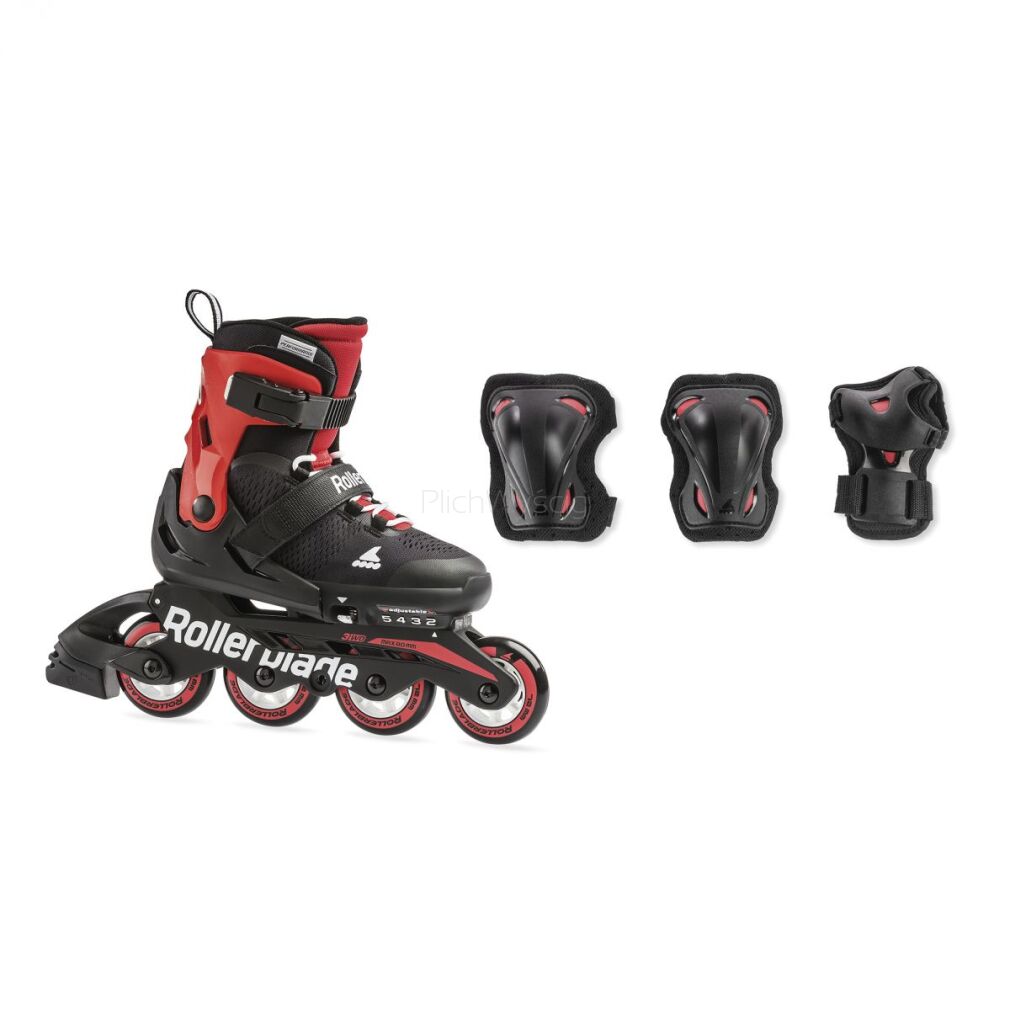 Zestaw dziecięcy rolki Rollerblade Microblade Combo + ochraniacze