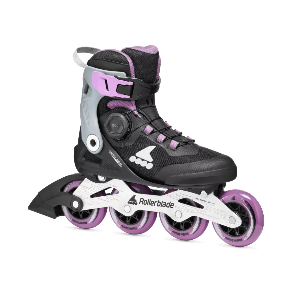 Rolki Rollerblade Macroblade 84 BOA W black/lavender/blue star